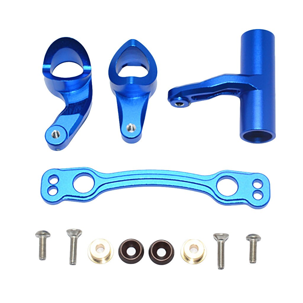 GPM Racing Aluminum Steering Assembly For ARRMA 1/8 KRATON/TYPHON/SENTON RC Car Accessories RC Parts: Blue