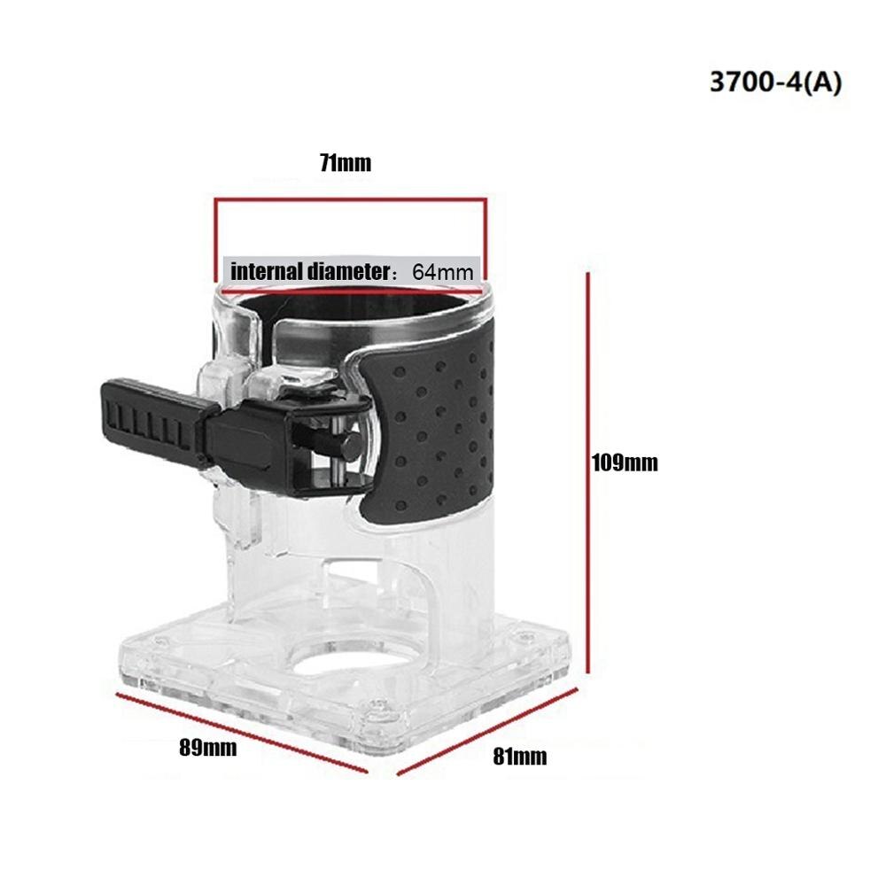 Woodworking Trimmer Base Plastic Base Board Edge Cutter For Makita RT0701C/Worx WU601 Battery Electric Trimming Machine: 37004B