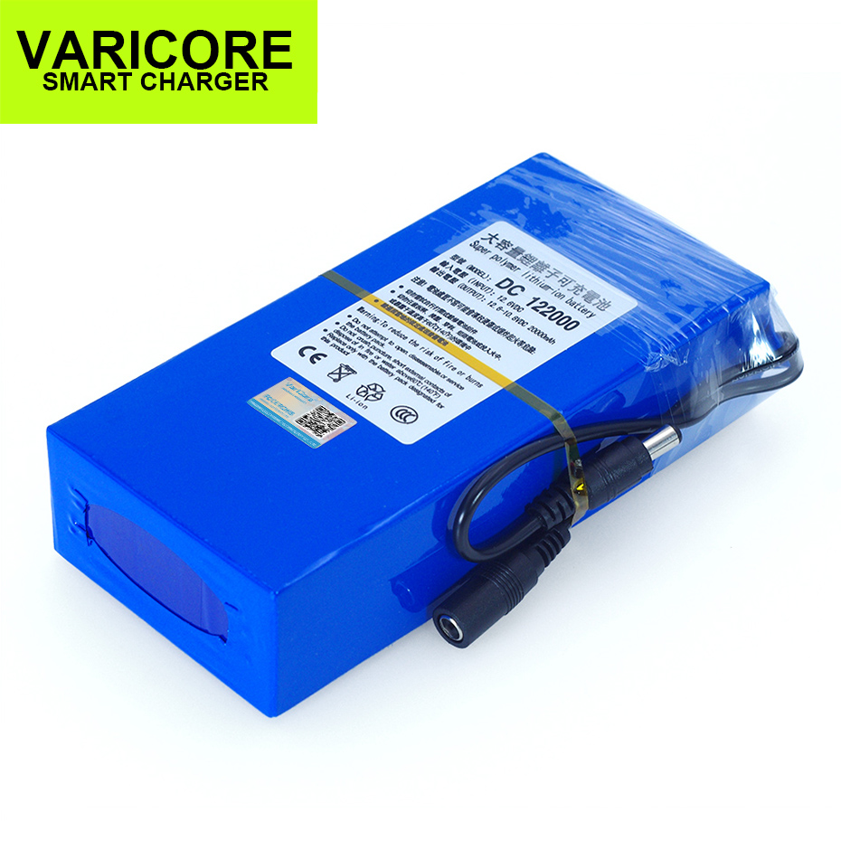 Batería de iones de litio VariCore, Universal, recargable 12V/11,1 V, capacidad 20000mAh 15000mAh 9800mAh 8000mAh 4800mAh, batería de 12,6 V