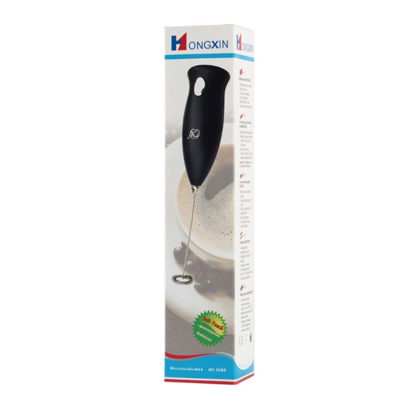 Minimixer elektrisk handhållen mixer äggvisp mjölkskummare rostfritt stål knapp försörjning köksmaterial