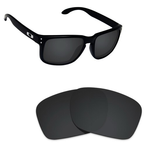 ToughAsNails Polarized Replacement Lenses for Oakley Holbrook Mix Frame - Varieties: Black