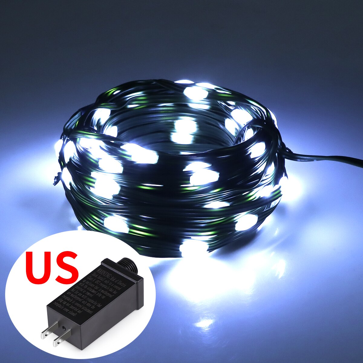 30M 20M 50M 10M 100M LED Schnur Licht 24V RGB warm Weiß Wasserdichte draussen girlande Weihnachten Dekoration Garten Weihnachten Lichter: Kaltes Weiß / 650W