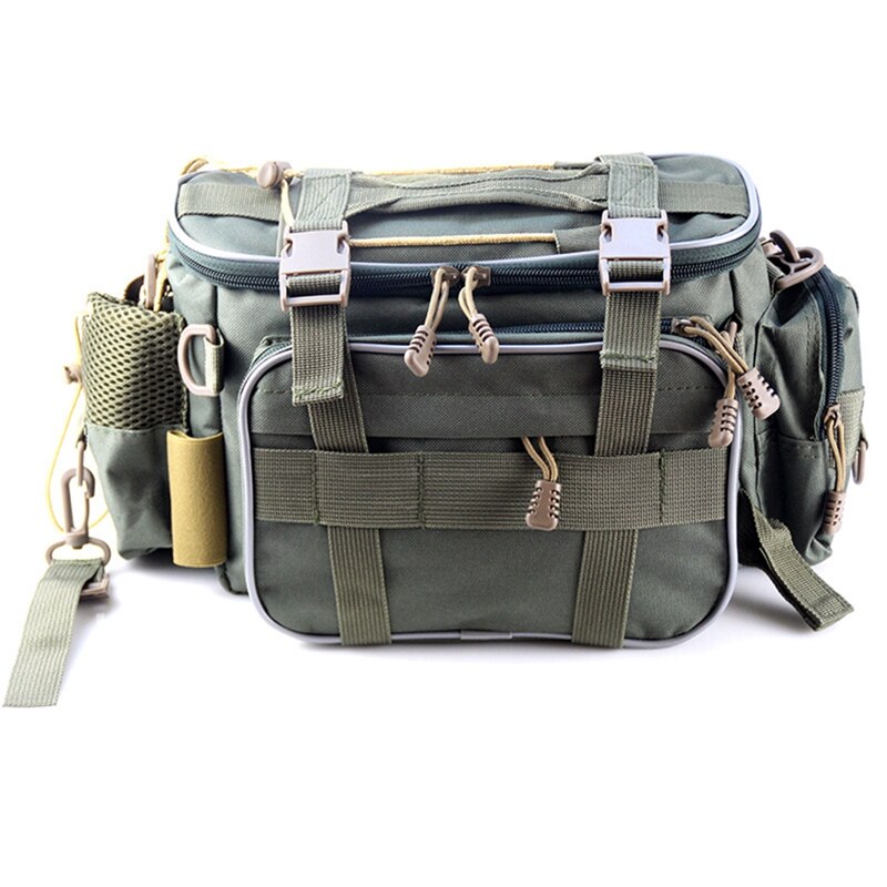 Sac de pêche étanche multifonctionnel, sac de taille pour Sports de plein air, sac de rangement d'équipement pour leurres: Default Title