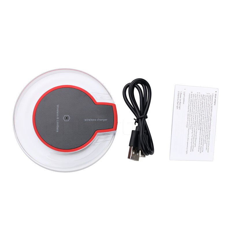 Kebidu – chargeur sans fil universel Qi, pour Apple iPhone Samsung S6 Edge Plus Nexus 5 6 SmartPhone, station de Charge adaptateur