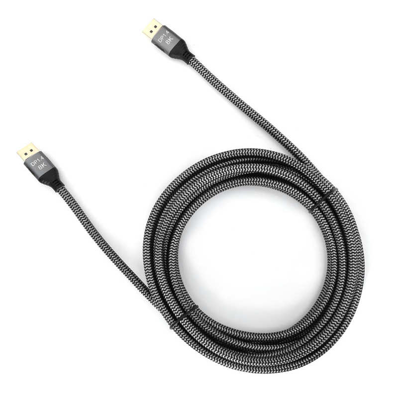 Monitor Cable DP1.4 Version Monitor Cable DisplayPort to DisplayPort Cable for 8K@60Hz for PC/Laptop/TV 5M