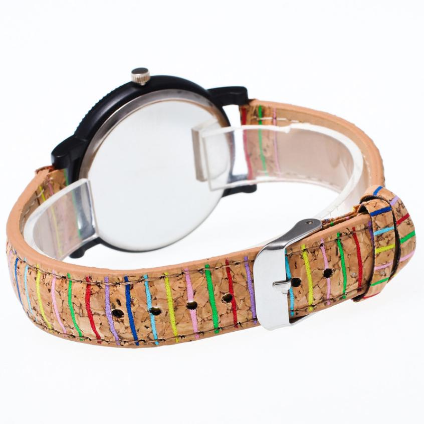 Fashon Horloges Vrouwen Graffiti Patroon Lederen Band Quartz Horloges Voor Vrouwen Gilrs Klok Vrouw Relogio Feminino #1211