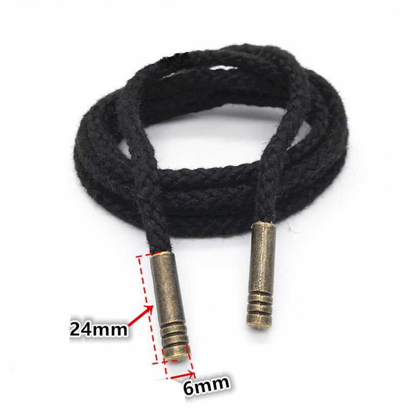 Pantalon de survêtement à tête en cuivre pour lacets de Sport, 1 pièce, cordon de serrage, corde tressée, ceinture, à capuche, bricolage, fournitures