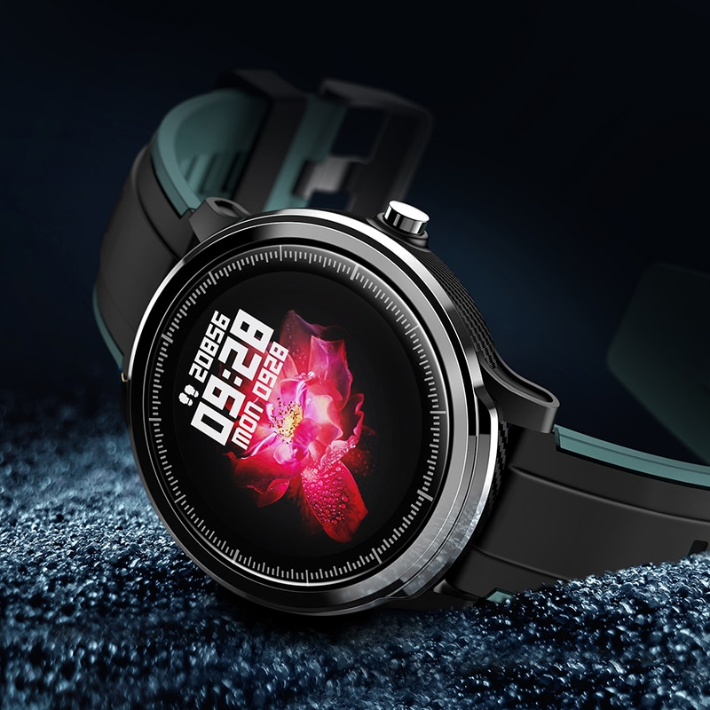 LIGE nouvelle montre intelligente plein écran tactile IP68 étanche fréquence cardiaque moniteur de pression artérielle Sport smartwatch information rappel