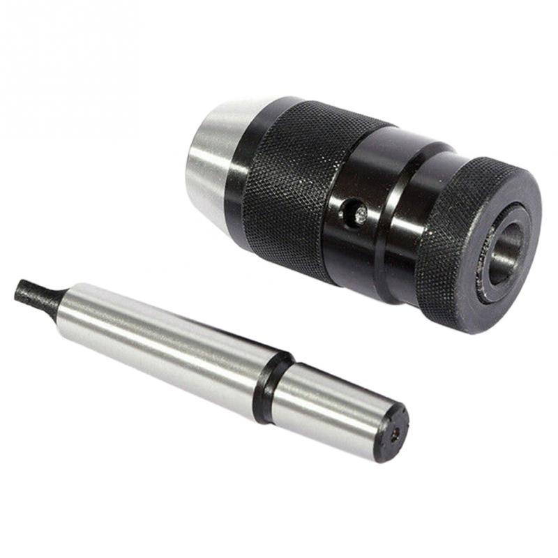 1-16mm MK2 Accurate Accessories Drill Chuck MT2-B16 Arbor Keyless Steel Portable Self Tighten Taper Lathe Tool Durable Machine