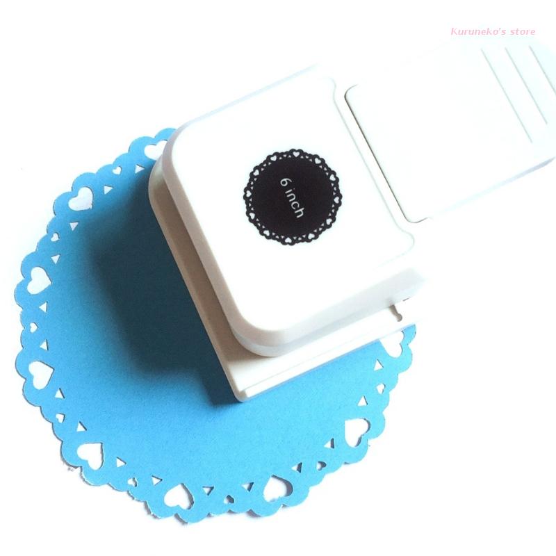 Lastest Small Lace Puncher Scrapbooking Paper Embossing Machine Handheld Making Hole Machine for Children Boys Girls: 01