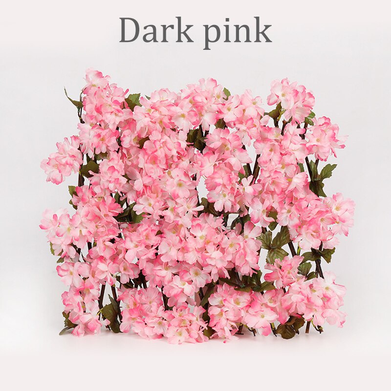 Artificial Flower Fence Trellis Roll Wall Landscaping Fence Privacy Fence Screen Outdoor Garden Backyard Balcony Fence Privacy: Dark Pink