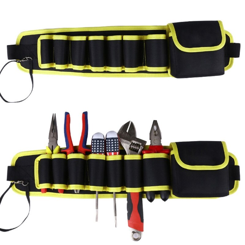 Electrician Drill Tool Bag Waist Pocket Pouch Belt Storage Holder Maintenance Kit 32CC