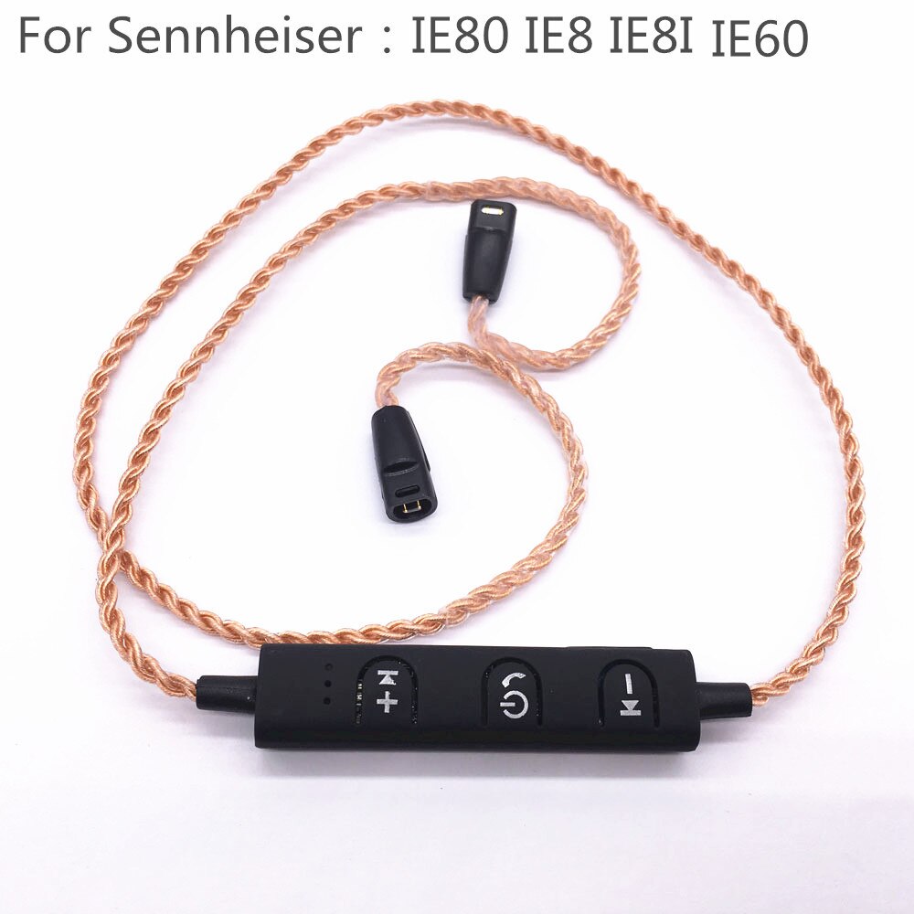 MMCX Bluetooth Wireless Cable for Shure SE215 SE535 SE846 Earphone for Sennheiser Earphones ie80 ie8I UE TF10 TF15 ZST ZS3