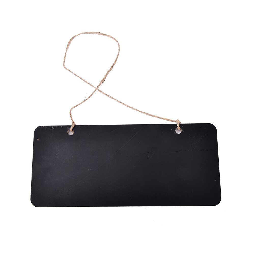 18.5*8cm Mini Blackboard Schoolbord Houten Bericht Teken Met Hang String Wedding Party Decoratie Huwelijk Levert