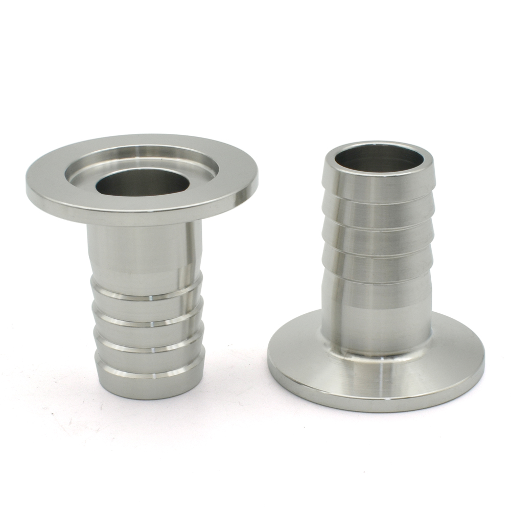 KF16 KF25 KF40 KF50 conector de gancho de manguera de vacío OD6 8 13 16 20 25 38mm SS304 adaptador de brida de vacío de acero inoxidable