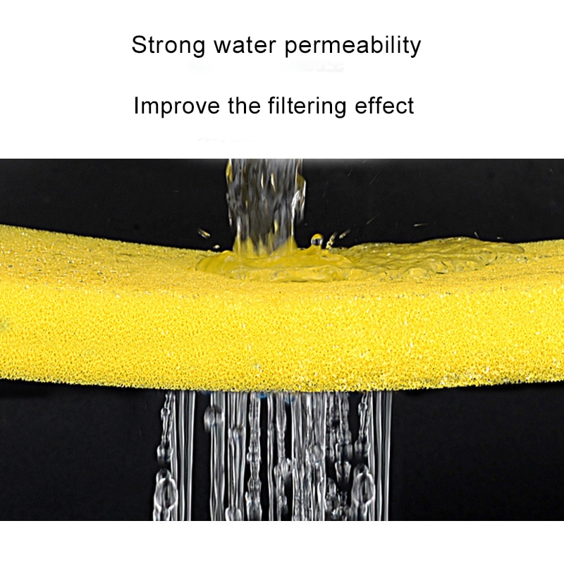Aquarium filter cotton high density thick cotton purification water sponge filter material aquarium filter bacteria
