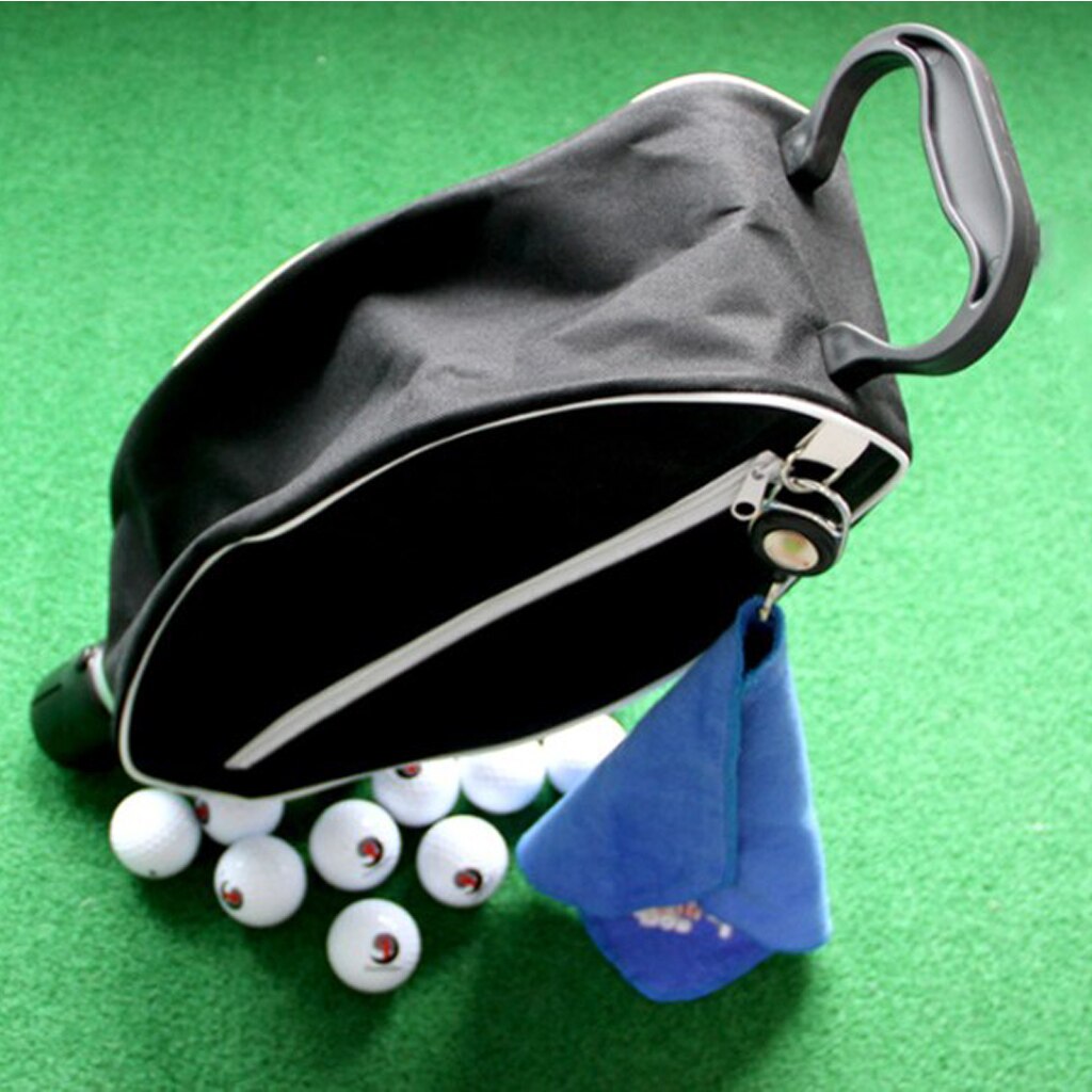 Golf Shag Bags Collector Retriever Practice Range 80 Balls Picker Scoping Pouch