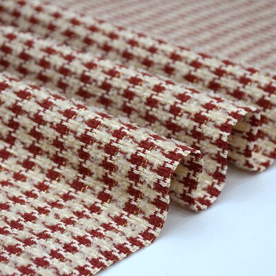 Vintage Autumn Winter Tweed Fabrics Multi Patterns Yarn Dyed Colorful Thread Woolen Fabrics For Sewing Suits Blazer Tissus: 34