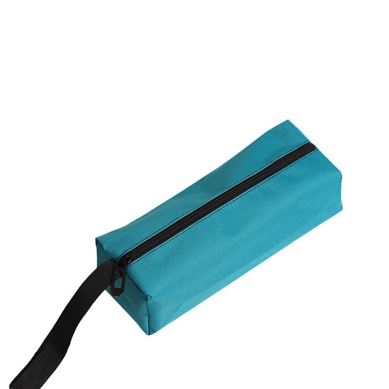 Maintenance tool bag Portable tool bag Small tool storage bag Hardware tool bag Metal parts Fishing travel storage bag: Blue / 250x85x70mm