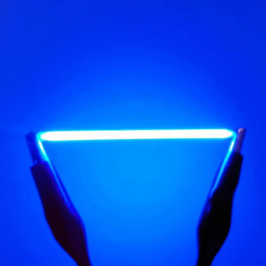 10 Uds. De bombillas Edison de filamento LED COB de 3V, piezas de lámpara, diodos de luz incandescentes, accesorios, decoración de iluminación navideña multicolor: Azul / 3 W