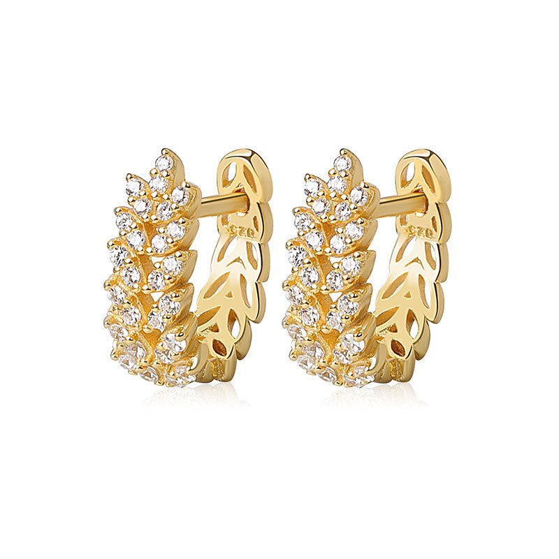 Koreaanse Mode Zirkoon Punk Hip Hop Geometrische Gouden Kleine Hoepel Oorbellen Voor Vrouwen Party Fijne Sieraden Accessoires