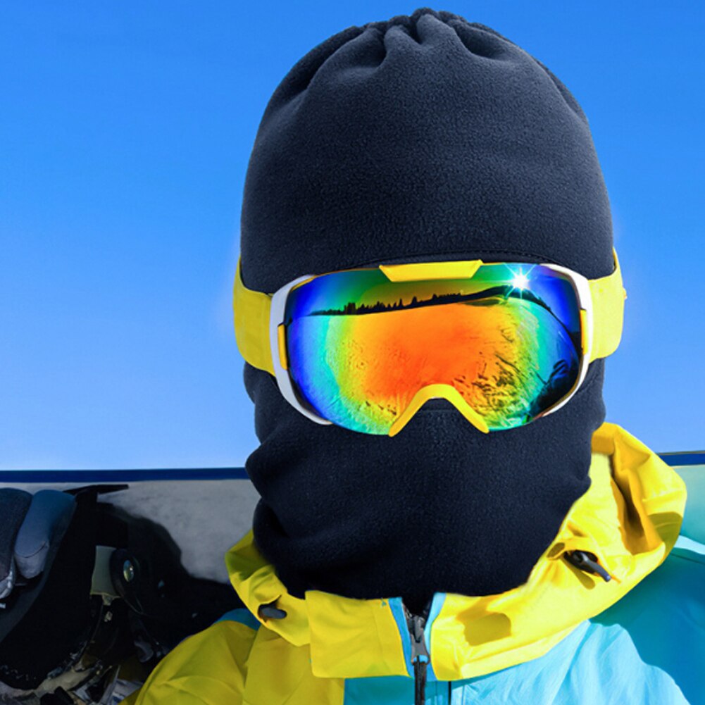 Winter Thermische Fleece Halsbeenkap Buis Fleece Kap Sport Koude-Proof Dikke Kraag Hoed Motorrijden Skiën Snowboarden