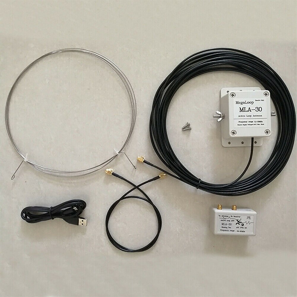 Mla 30 100Khz-30Mhz Ontvangen Antenne Breedband Outdoor Medium Korte Golf Ring Actieve Directionele Balkon Interferentie Minimaliseren