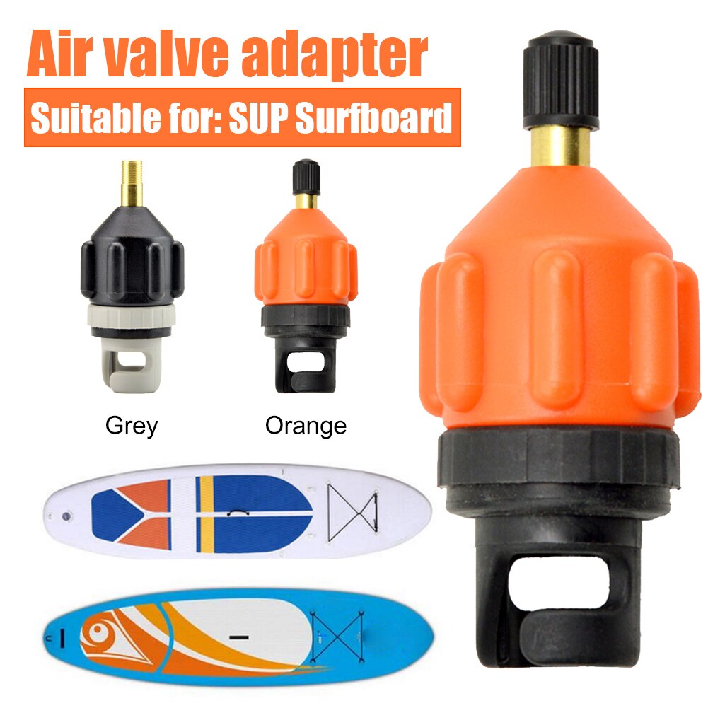 SUP Board Kayak Inflatable Pump Adapter Rowing Boat Air Valve Adaptor Air Valve Pump Attachment Kayak Accessories