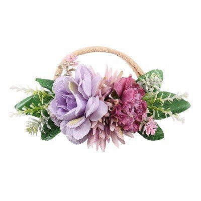 Leuke Baby Bloemen Parel Hoofdband Chiffon Haarbanden Voor Kinderen Meisjes Hoofddeksels Leuke Hoofdbanden Diamant Haarbanden Fotografie