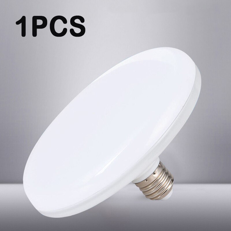 LED-lamp 220V E27-basis Huishoudelijke spaarlamp 30W / 50W Binnenverlichting Vliegende schotel Licht 6500K Plafondlamp Garagelicht