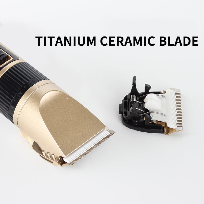 Electric Hair Clipper Electric Trimmer With LED Screen Rechargeable Men Strong Power Steel Cutter Head
