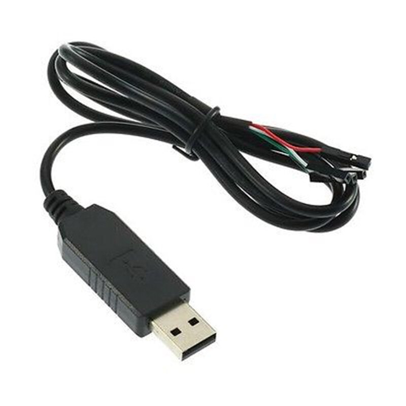 1M USB To RS232 TTL UART PL2303HX USB To COM Cable Module Converter Cable 4 Pin Data Line Black Computer Cables Connectors: Default Title
