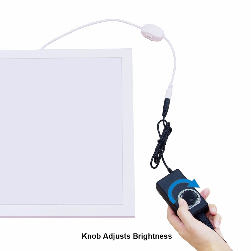 PULUZ 38x38 cm 1200LM LED Fotografie Schaduwloze Bodem Licht Panel voor Tafelblad Home Studio Shadow-gratis Pure witte Achtergrond EU
