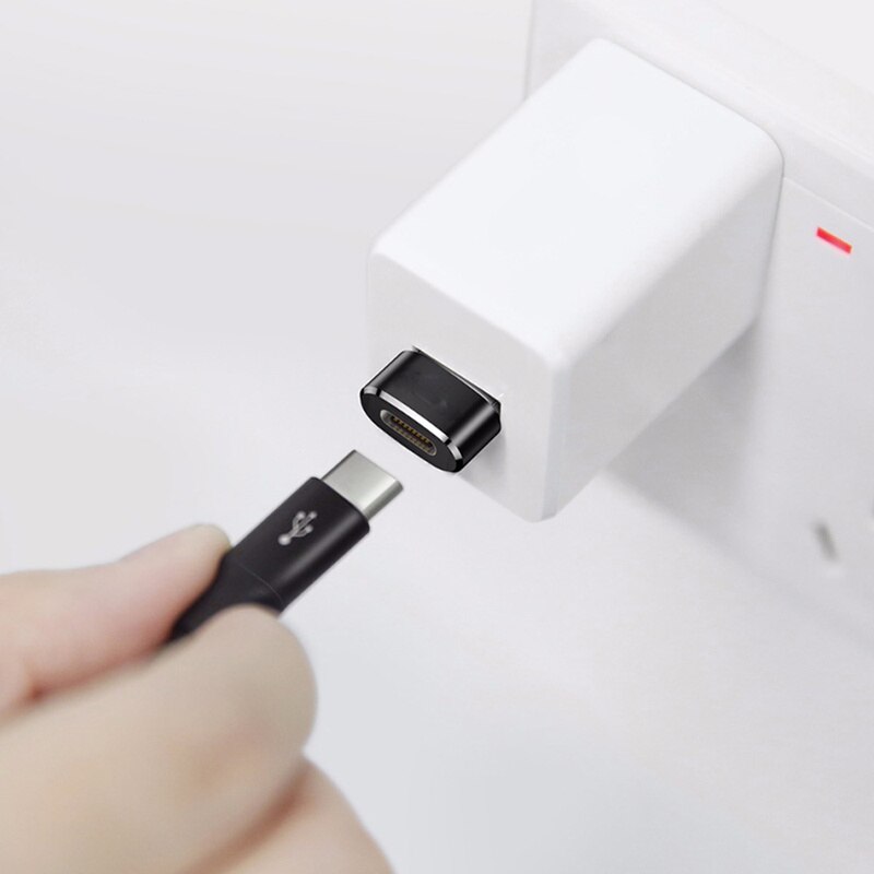 1pc USB 2.0 Männlichen Zu Typ-c Weibliche Konverter Adapter USB Zu Typ-c Konverter Computer Telefon Adapter Laptop PC Ladegerät Energie Pack