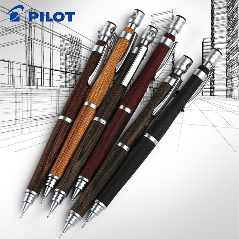 1pcs PILOT S20 Wooden Pole Drawing Mechanical Pencil HPS-2SK Low Center of Gravity Student and Office Supplies 0.5mm