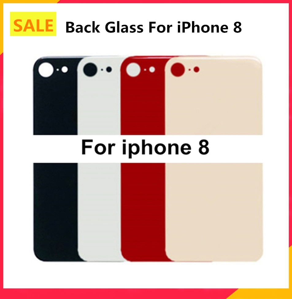 For iphone 8 Back Housing Battery Cover Rear Door Glass Back Glass For iphone8 Back Glass