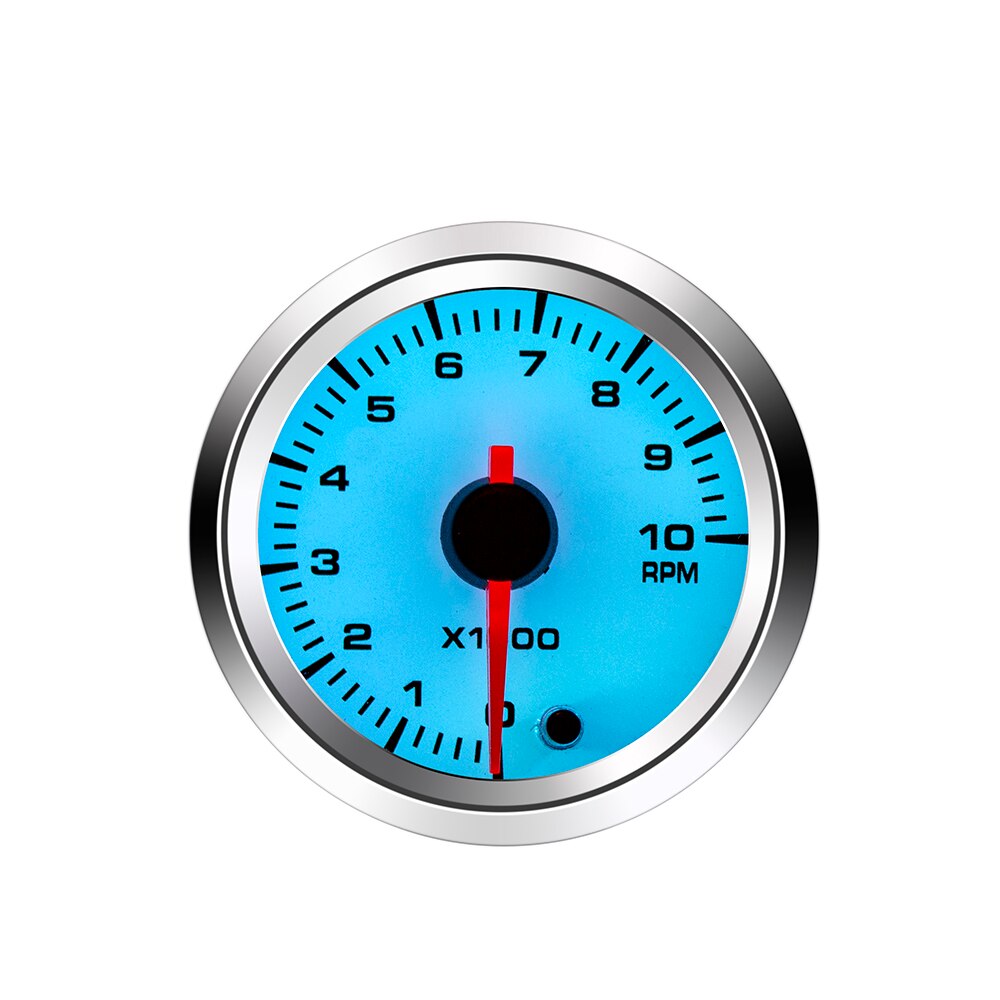 7 colores 52mm 0-10000 RPM tacómetro medidor indicador para 12V Motor de gasolina del Motor eléctrico Tacho medidor accesorios para automóvil motocicleta: Tachometer