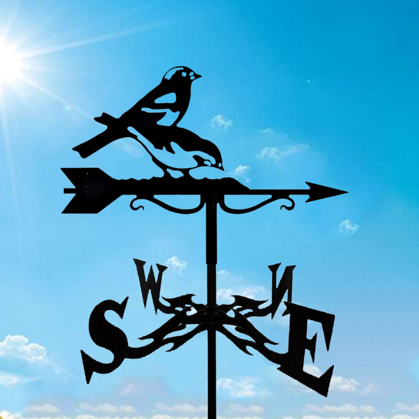 Dak Mount Windwijzer Tuin Stake Windwijzer Wind Richting Indicator: Brids