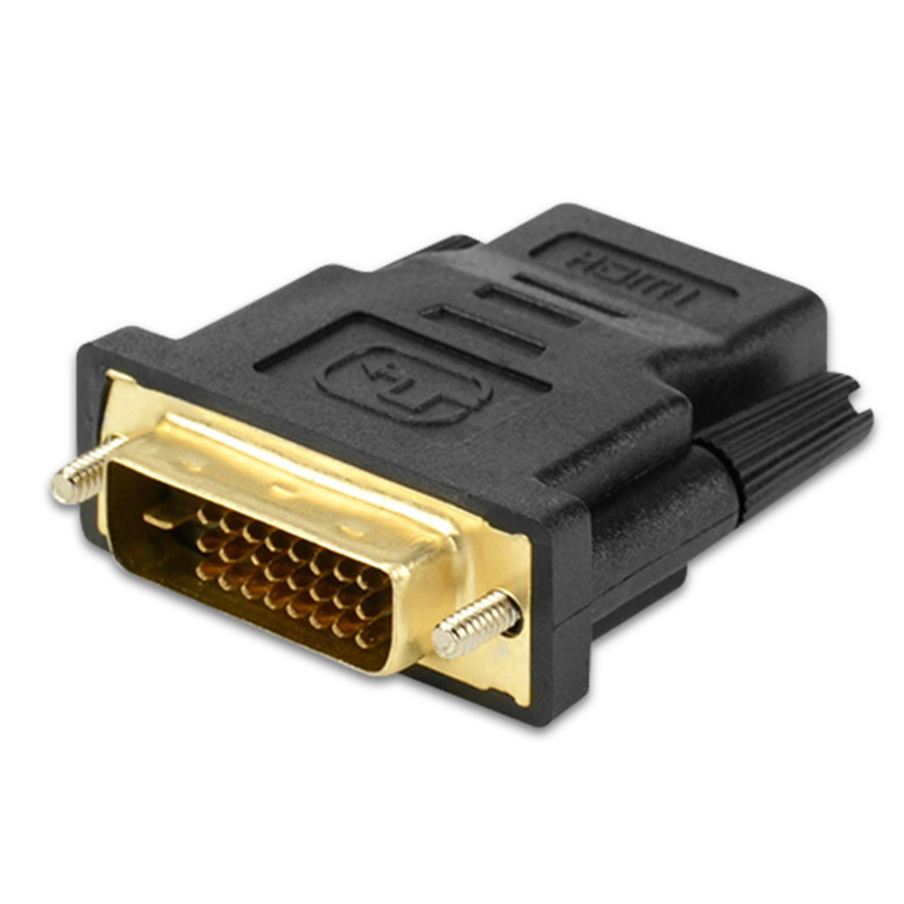 DVI to HDMI Adapter DVI 24+1 to HDMI-Compatible DVI Male to HDMI-compatible Video Converter for HDTV PC Projector: Default Title