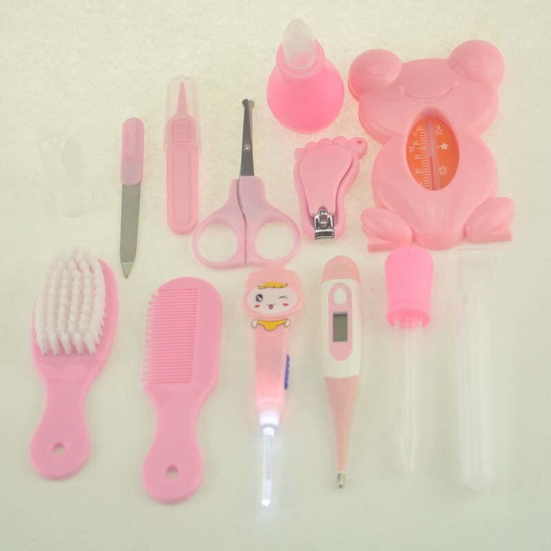 Babyverzorgingsset, babyverzorgingsset, thermometer, tondeuse, schaar, toiletartikelen voor baby's, multifunctionele babyset, gezondheidszorg voor kinderen