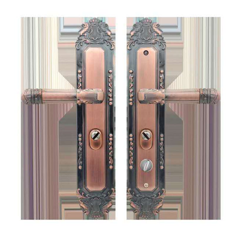 Aluminum Entrance Door Lock Handle Anti-theft Mortise gate handle