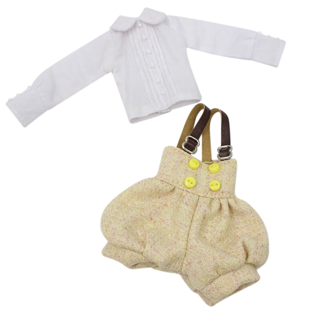 Dbs 1/6 blyth dukke isete dbs ledd kropp klær stropper jumpsuit shorts uformell stil: Klær k