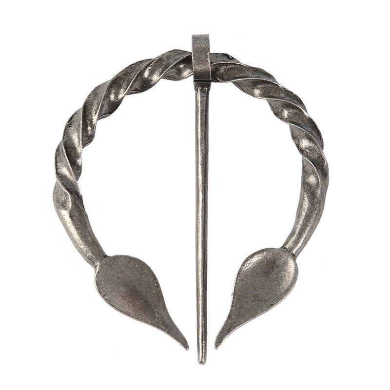 Retro viking geometri sikkerhedsnåle broche samling vintage penannular sjal tørklæde lås kappe pin middelalderlige smykker norse badges: 1