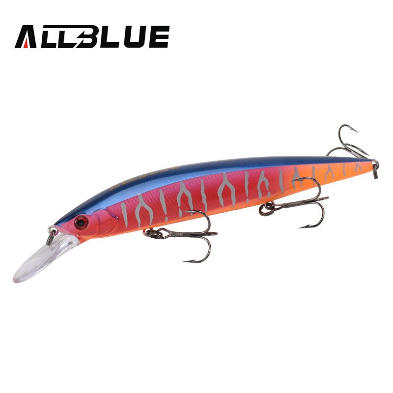 ALLBLUE SHANKS 130MR SP señuelo de pesca suspender Jerkbait 23g de tungsteno a sistema de tiempo fundido Wobbler 2,5 m Minnow esca artificial