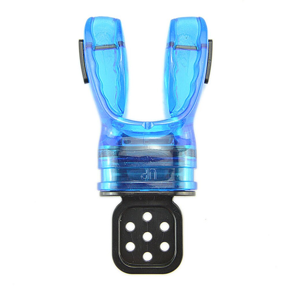 Practical Gear Dive Scuba Diving Breath For Adults Underwater With Tie Wrap Moldable Mouthpiece Regulator Silicone Bite Blue: Blue