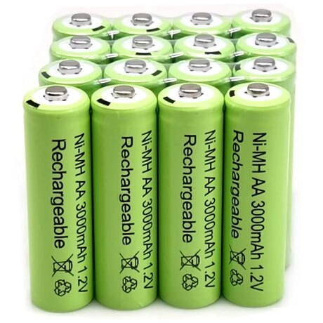 Original. Recargable. NI-MH.baterías recargables. 1,2V.AA3000mAh. Prefabricadas para juguetes. 1.2v 3000mAh.
