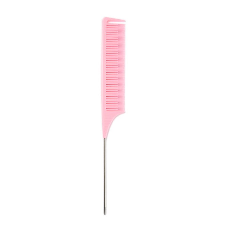 Version af highlight kam hår kamme frisør salon farve kam separat afskilning til hår styling frisør antistatisk: Lyserød