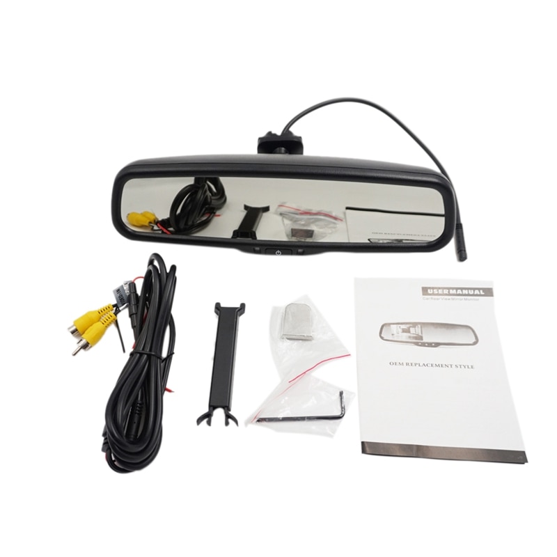 4.3 Inch Car Auto Dimming Rear View Mirror Monitor TFT LCD Monitor Built-In Special Bracket: Default Title