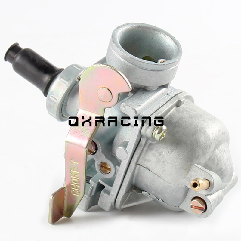 GOOFIT Carburatore 19mm per 2 Tempi 50cc RS50 RX50 MX50 PGT Dirt Pit Bike ATV Quad Motore