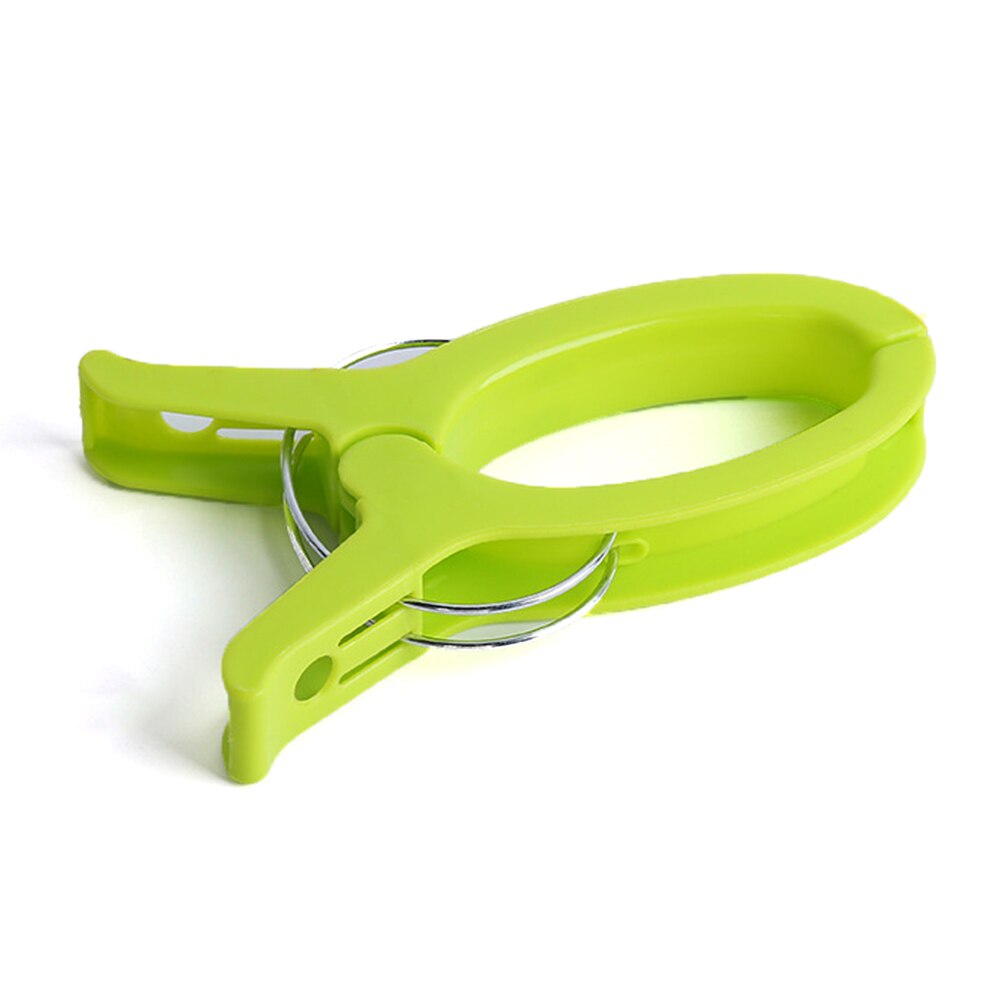 ¡Novedad de ! 1 pieza de pinzas de ropa de plástico perchas pinzas para ropa potentes y resistentes percheros decorativos para colcha: green